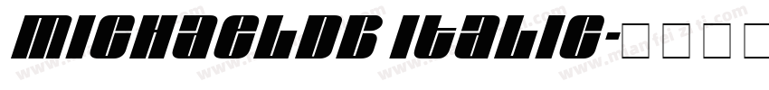 MichaelDB Italic字体转换